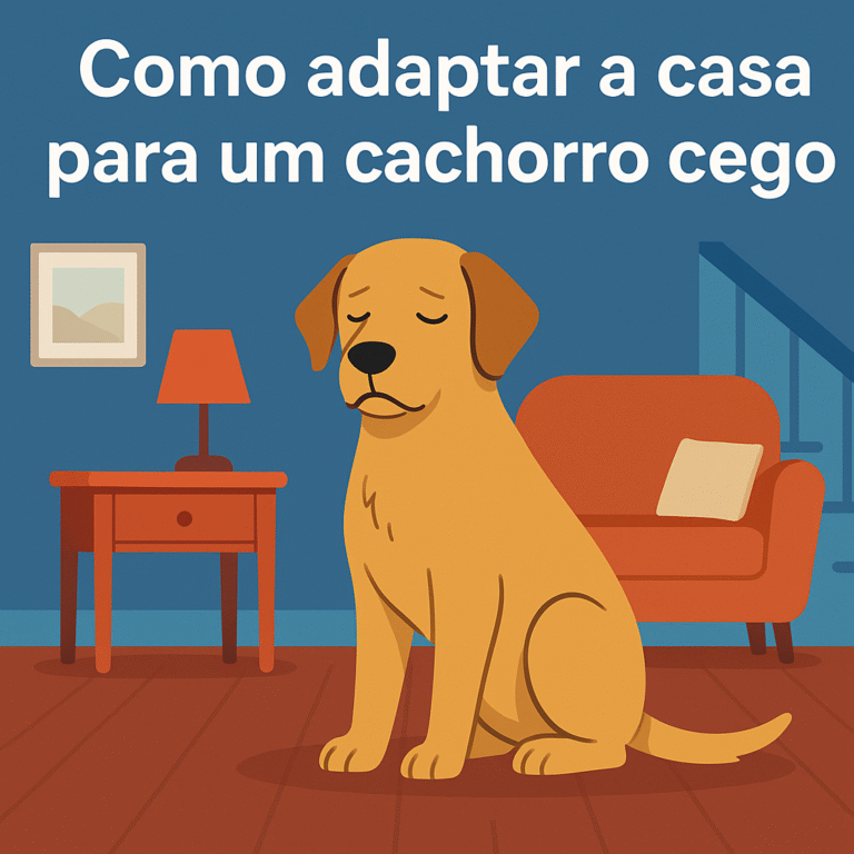 Como adaptar a casa para um cachorro cego: guia prático de segurança