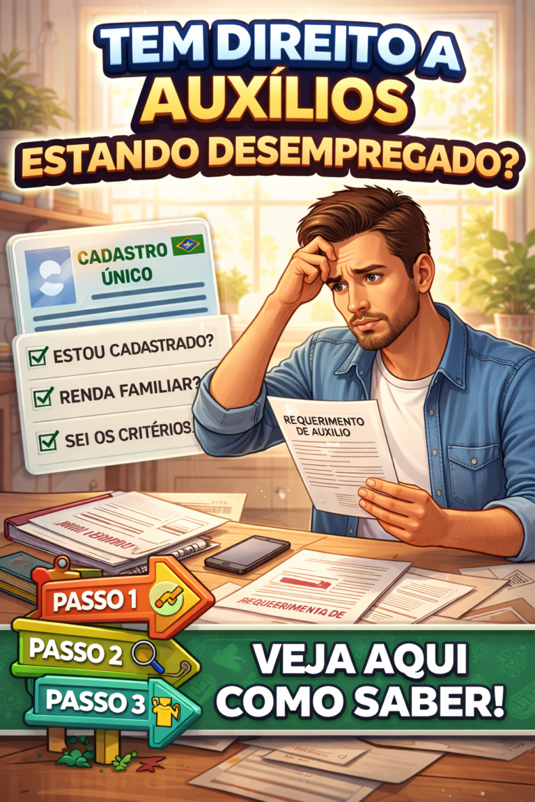 Descubra como saber se você tem direito a auxílios estando desempregado