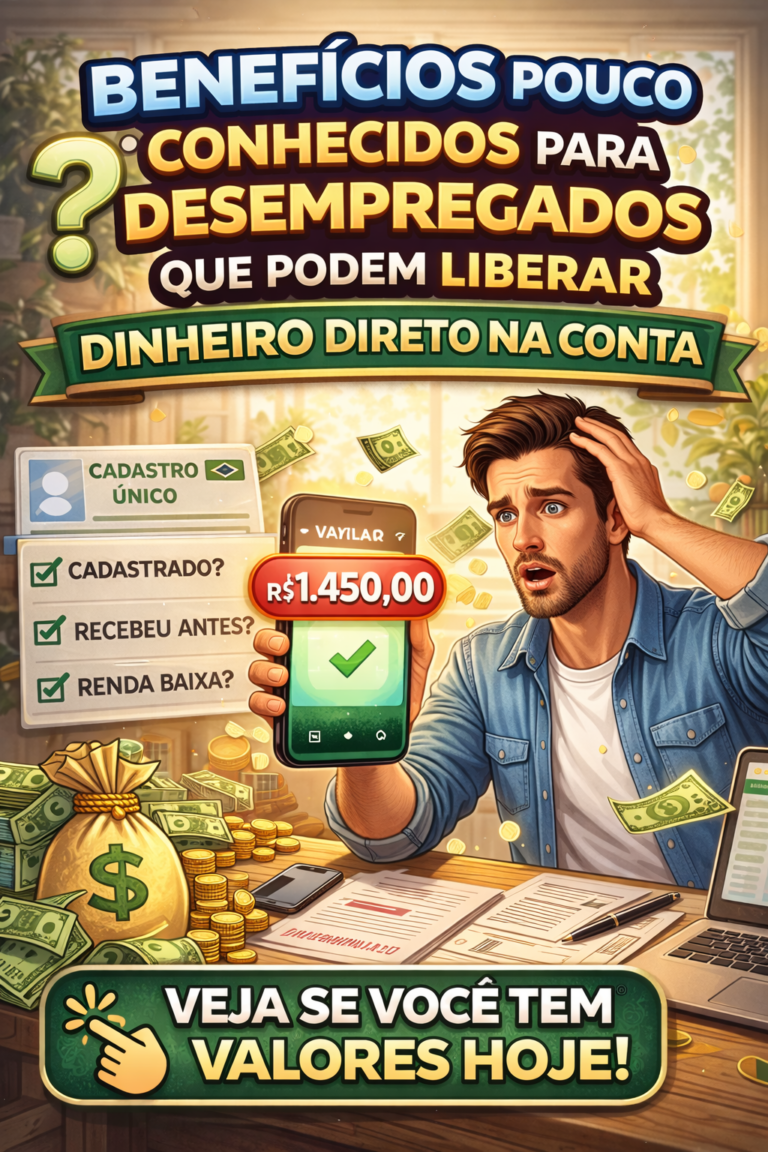 Benefícios pouco conhecidos que podem liberar dinheiro