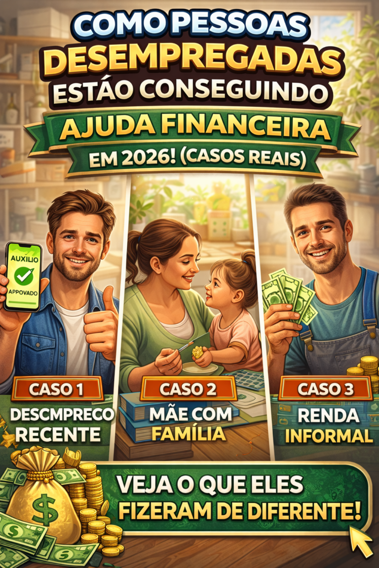 como pessoas desempregadas estão conseguindo ajuda financeira