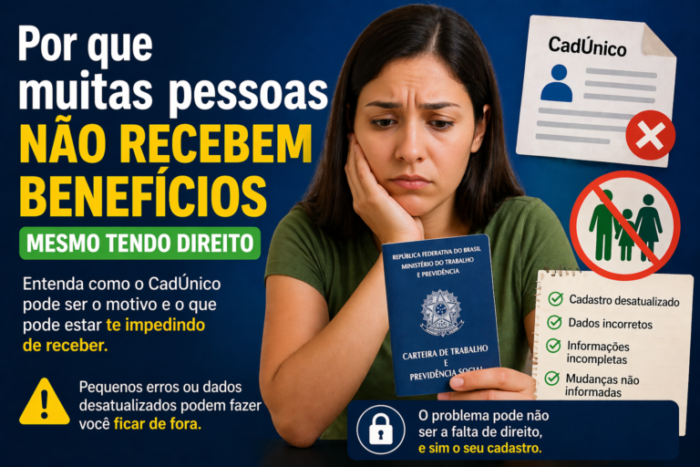 Por que muitas pessoas não recebem benefícios mesmo tendo direito